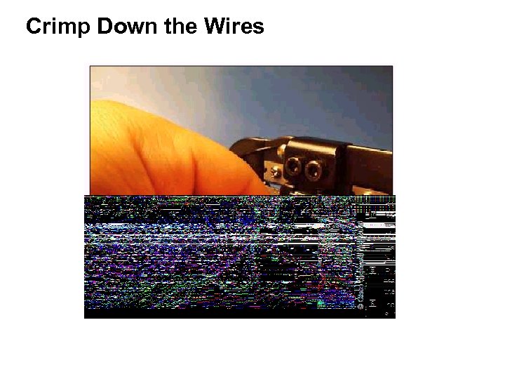 Crimp Down the Wires 