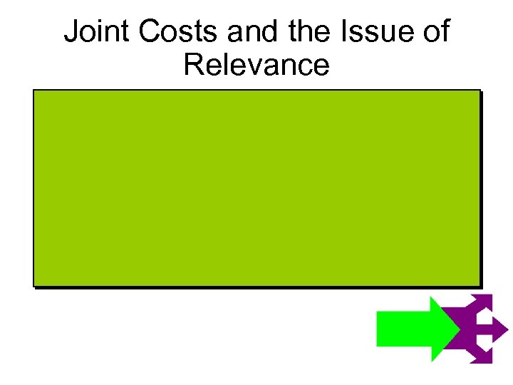 Joint Costs and the Issue of Relevance 
