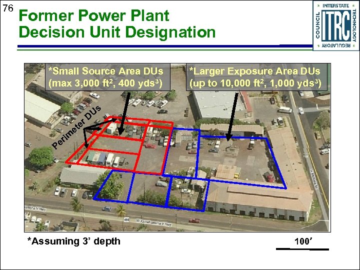 76 Former Power Plant Decision Unit Designation *Small Source Area DUs (max 3, 000