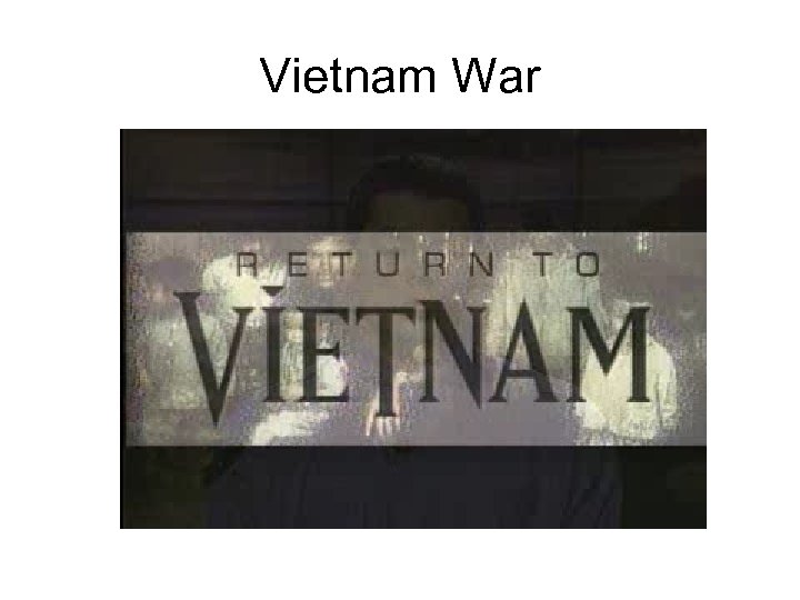 Vietnam War 