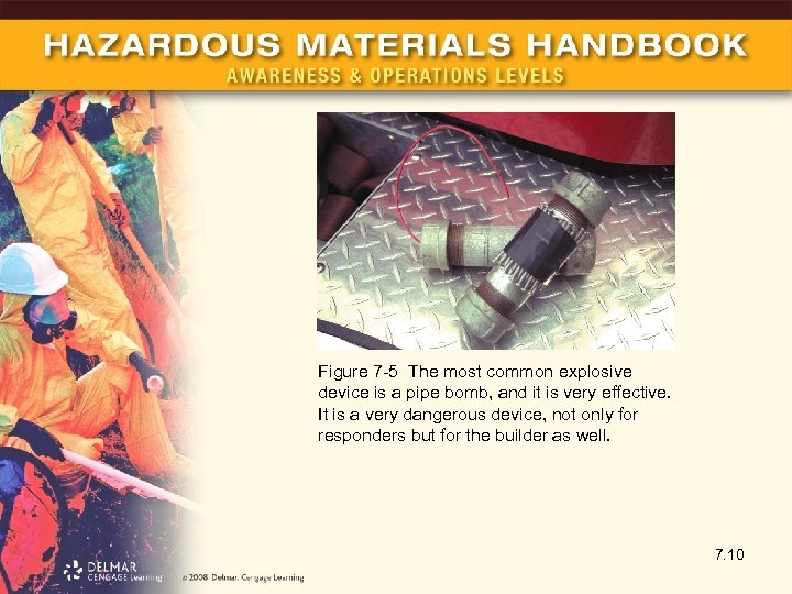 Figure 7 -5 The most common explosive device is a pipe bomb, and it