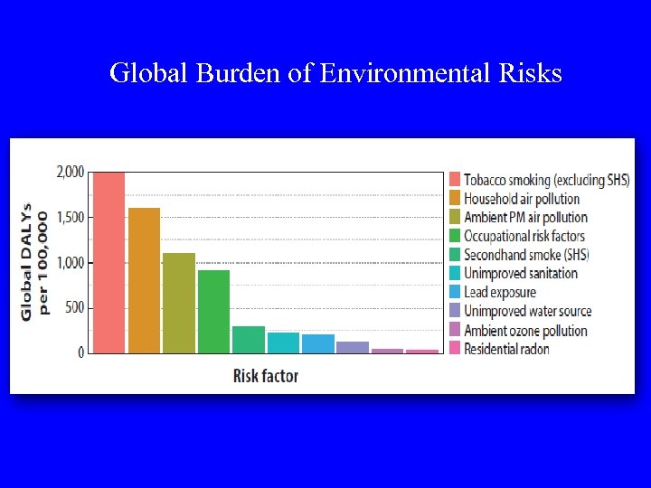 Global Burden of Environmental Risks 