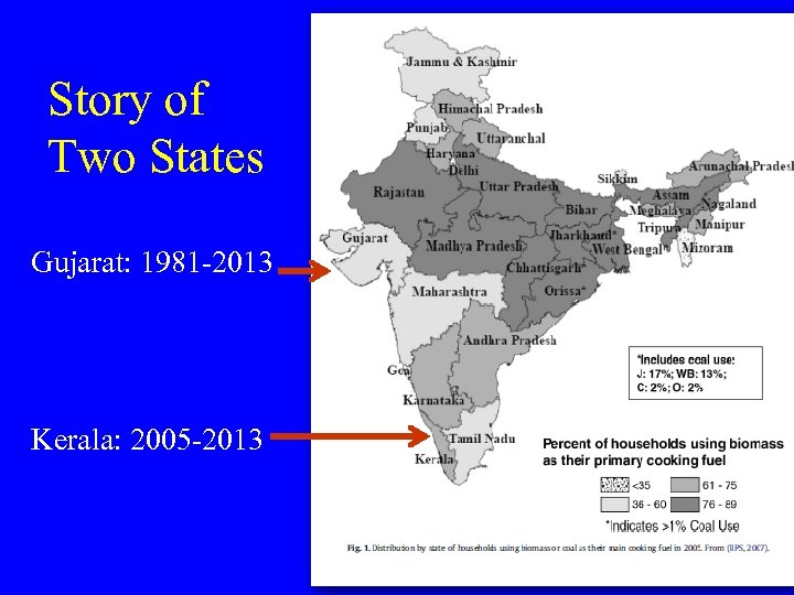 Story of Two States Gujarat: 1981 -2013 Kerala: 2005 -2013 