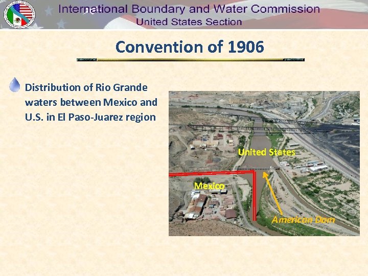 Convention of 1906 Distribution of Rio Grande waters between Mexico and U. S. in