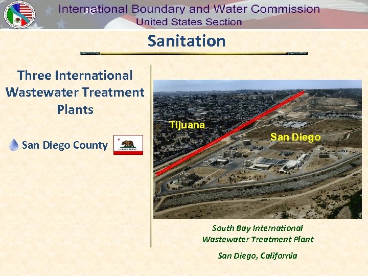 Sanitation Three International Wastewater Treatment Plants Tijuana San Diego County San Diego South Bay