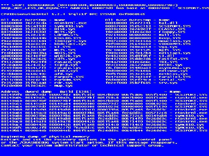Linux and Windows do not Stabilize 