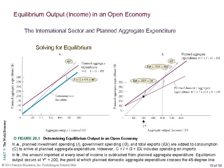 Equilibrium Output (Income) in an Open Economy The International Sector and Planned Aggregate Expenditure
