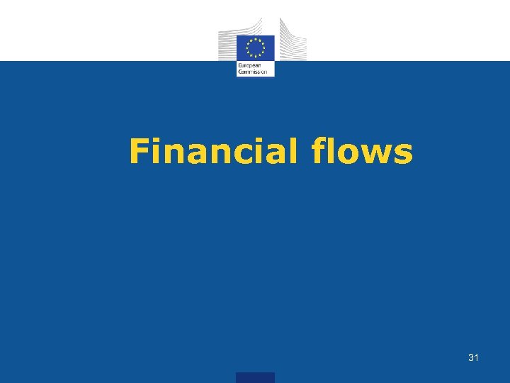 Financial flows 31 