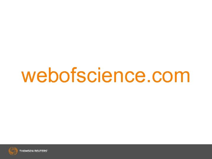 webofscience. com 