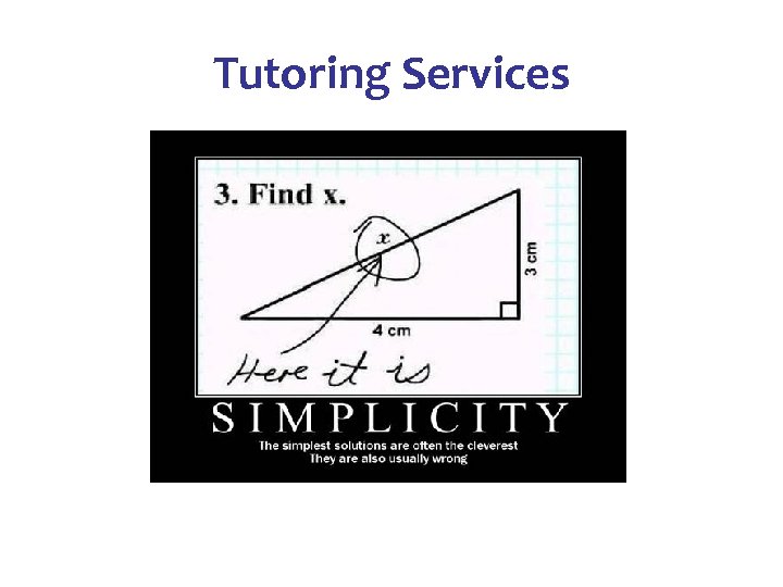 Tutoring Services 