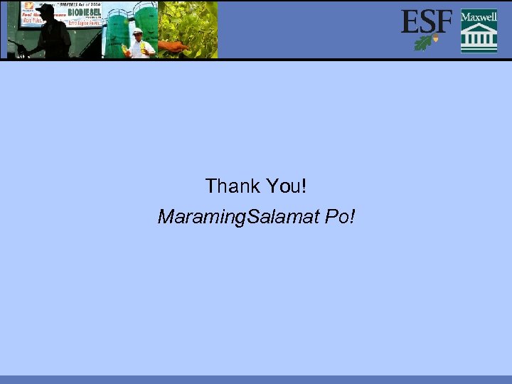 Thank You! Maraming. Salamat Po! 