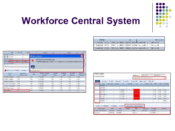 Workforce Central System 