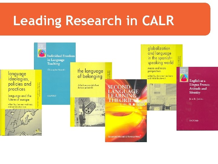 Leading Research in CALR 