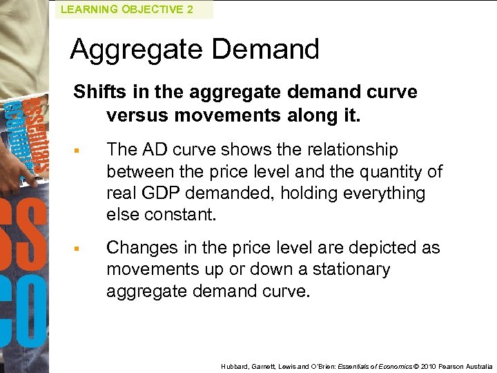 LEARNING OBJECTIVE 2 Aggregate Demand Shifts in the aggregate demand curve versus movements along