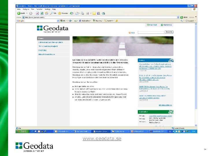 www. geodata. se 24 