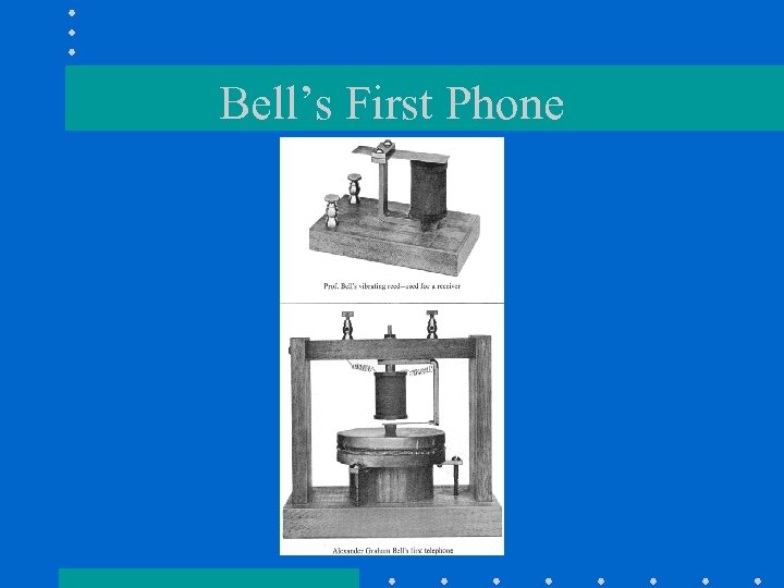 Bell’s First Phone 