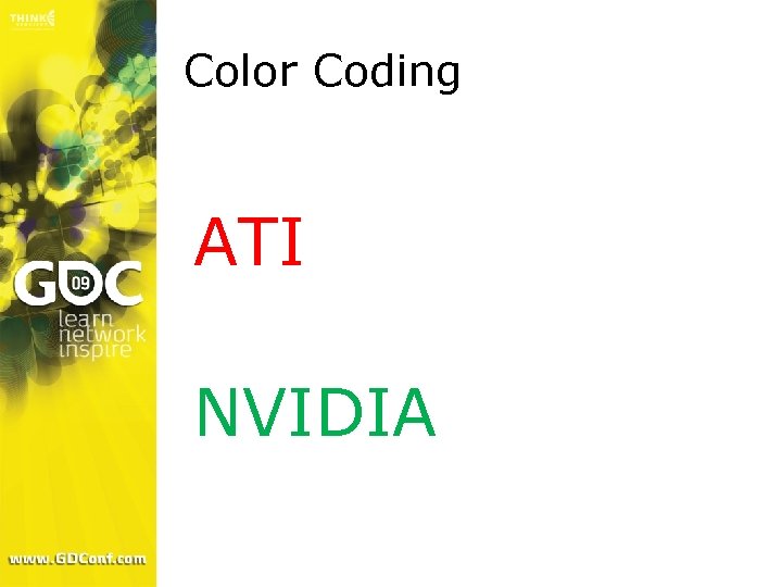 Color Coding ATI NVIDIA 