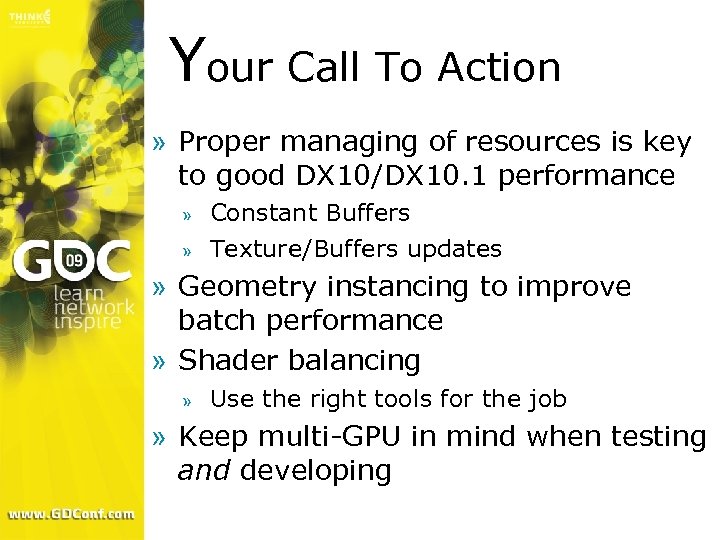 Your Call To Action » Proper managing of resources is key to good DX