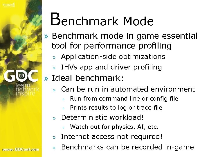 Benchmark Mode » Benchmark mode in game essential tool for performance profiling » »