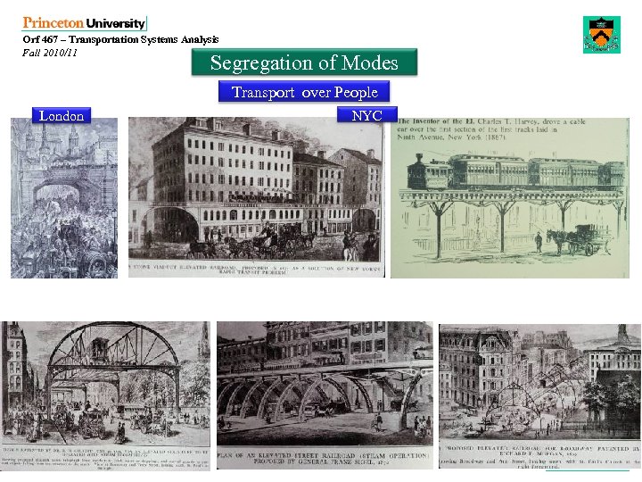 Orf 467 – Transportation Systems Analysis Fall 2010/11 Segregation of Modes Transport over People