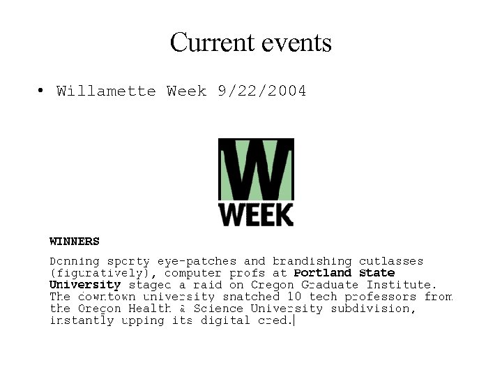 Current events • Willamette Week 9/22/2004 