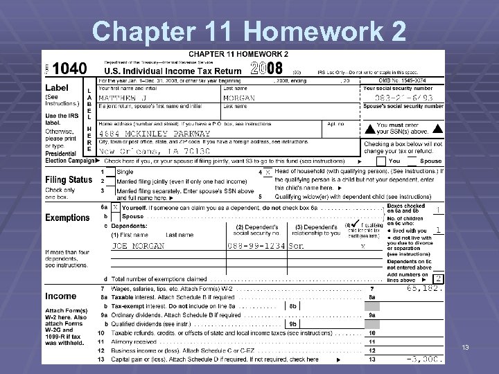 Chapter 11 Homework 2 13 