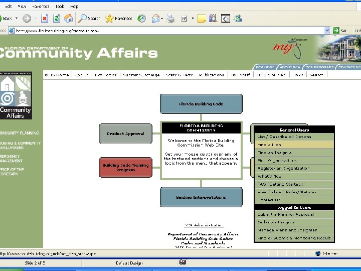 Getting Started • www. floridabuilding. org • 