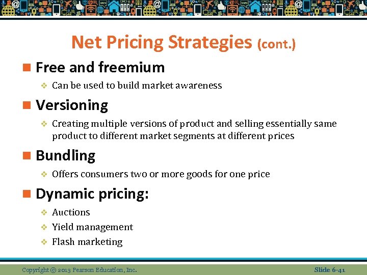 Net Pricing Strategies (cont. ) n Free and freemium v Can be used to
