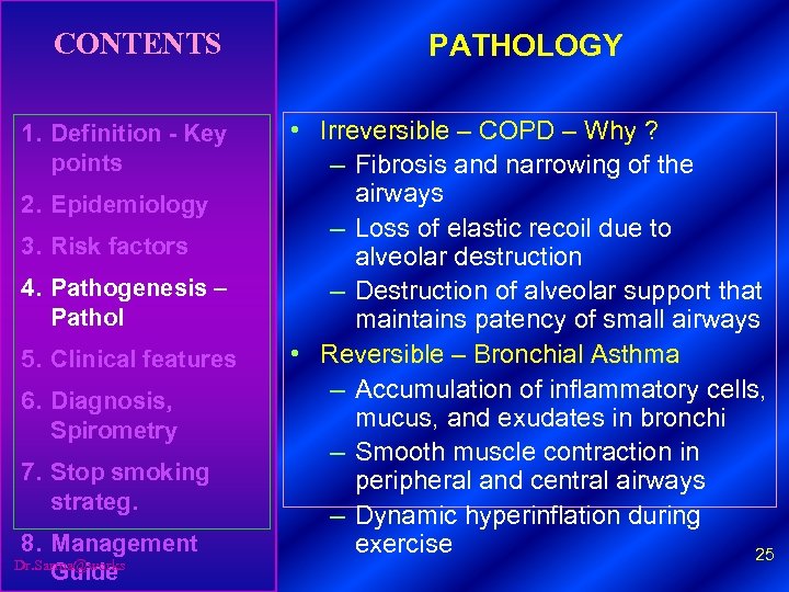 CONTENTS 1. Definition - Key points 2. Epidemiology 3. Risk factors 4. Pathogenesis –