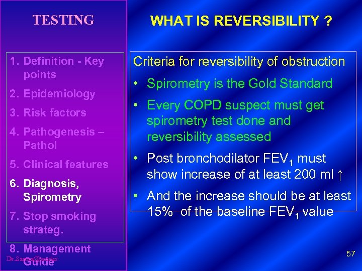 TESTING 1. Definition - Key points 2. Epidemiology 3. Risk factors 4. Pathogenesis –