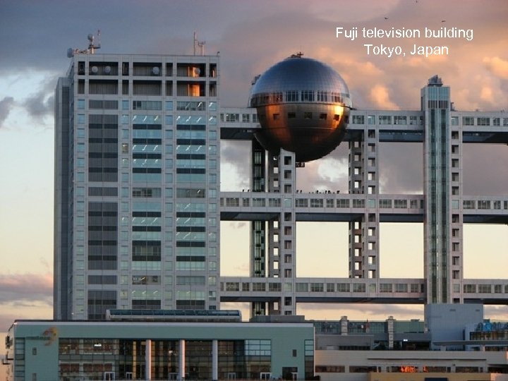 Fuji television building Tokyo, Japan 