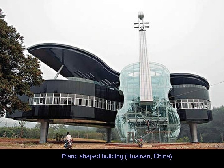 Piano shaped building (Huainan, China) 