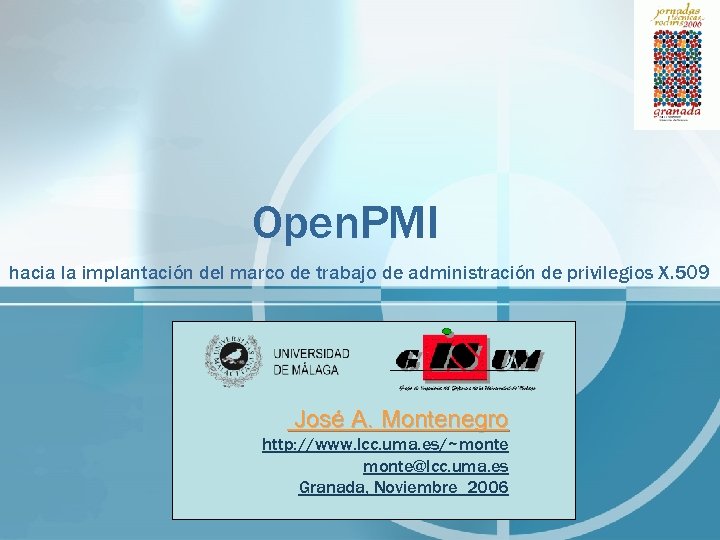 Open. PMI hacia la implantación del marco de trabajo de administración de privilegios X.
