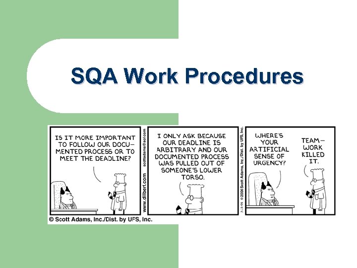 SQA Work Procedures 