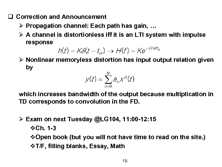 Q Chapter 3 Signal Transmission And Filtering O