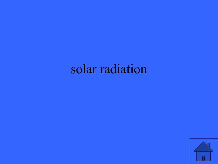 solar radiation 