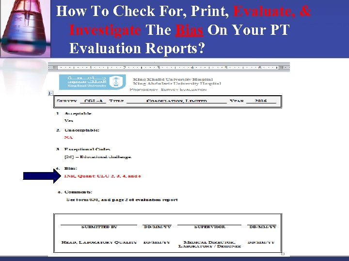 How To Check For, Print, Evaluate, & Investigate The Bias On Your PT Evaluation