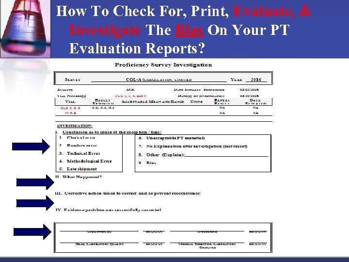 How To Check For, Print, Evaluate, & Investigate The Bias On Your PT Evaluation