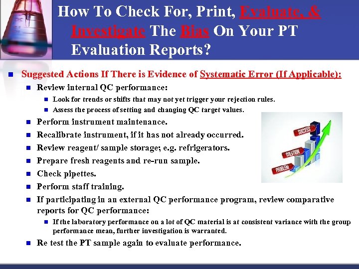 How To Check For, Print, Evaluate, & Investigate The Bias On Your PT Evaluation