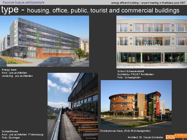 Passive-house architecture energy efficient building – expert meeting in Bratislava june 2007 type -