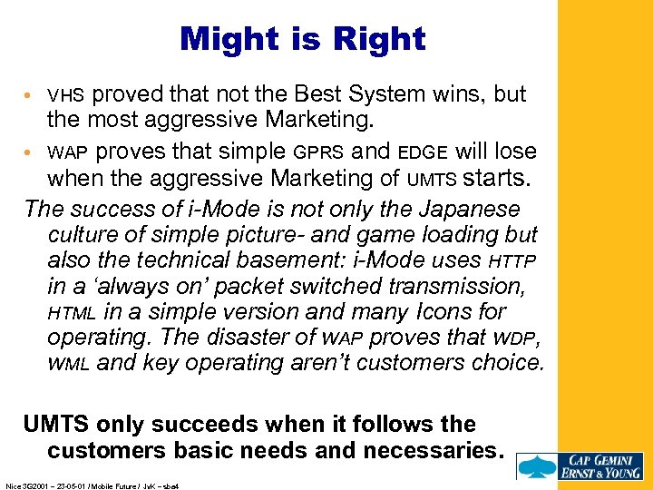 Might is Right proved that not the Best System wins, but the most aggressive