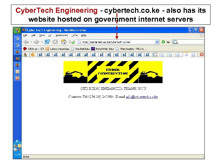 Cyber. Tech Engineering - cybertech. co. ke - also has its website hosted on