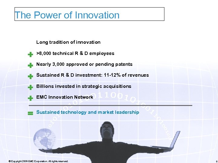 The Power of Innovation Long tradition of innovation >8, 000 technical R & D