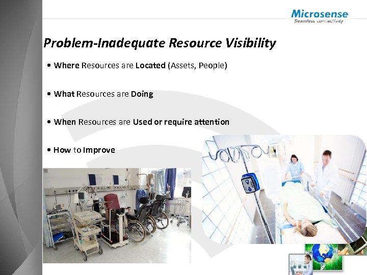 Problem-Inadequate Resource Visibility • Where Resources are Located (Assets, People) • What Resources are
