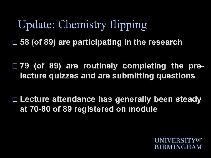  • Gender • Home/International • A 2 B, Foundation Year and widening participation