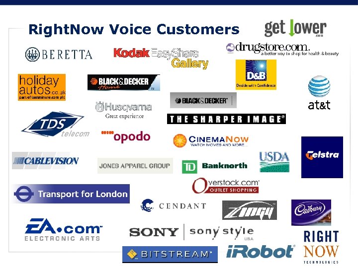 Right. Now Voice Customers 