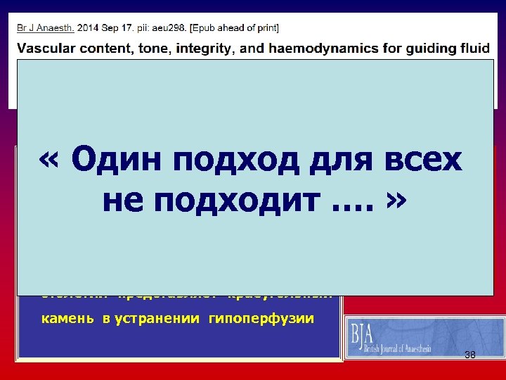  « Одинна многочисленные подход для всех Несмотря клинические исследования нет четкого непроведении оптимальной