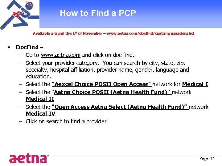 How to Find a PCP Available around the 1 st of November – www.