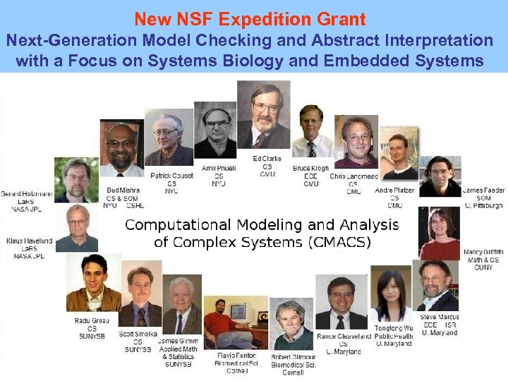 New NSF Expedition Grant Next-Generation Model Checking and Abstract Interpretation with a Focus on