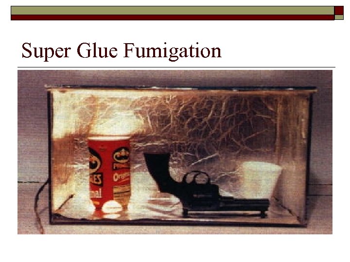 Super Glue Fumigation 